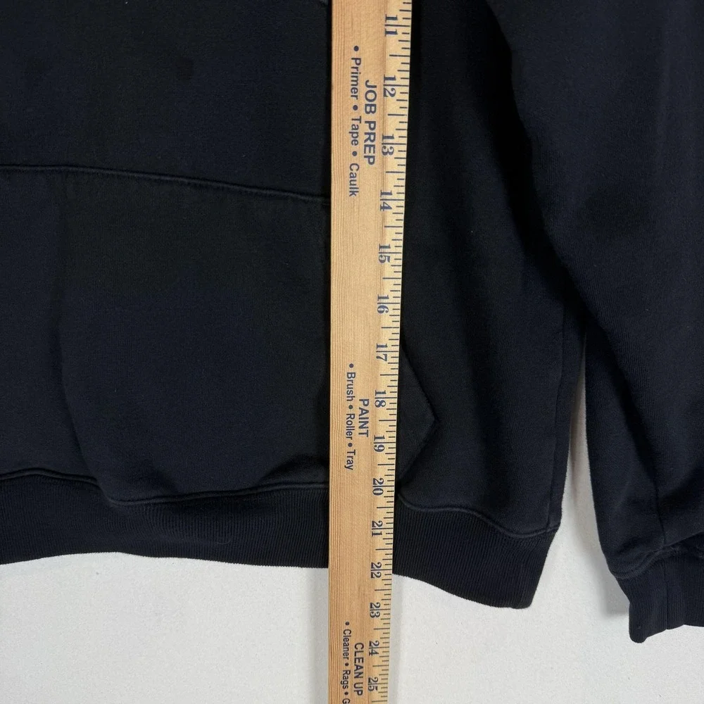 GAP Hoodie Sweatshirt Kids XL 12 Black Pullover Fleece Logo Kangaroo Pocket